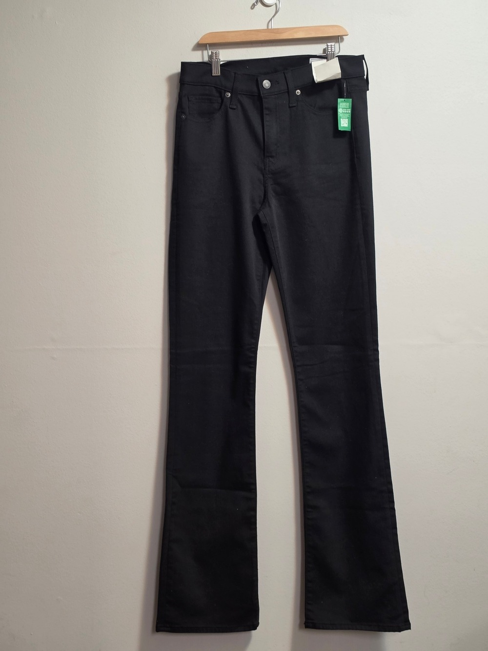 Gap Black Slim Baby Bootcut Tall Jeans Size 29/8tg